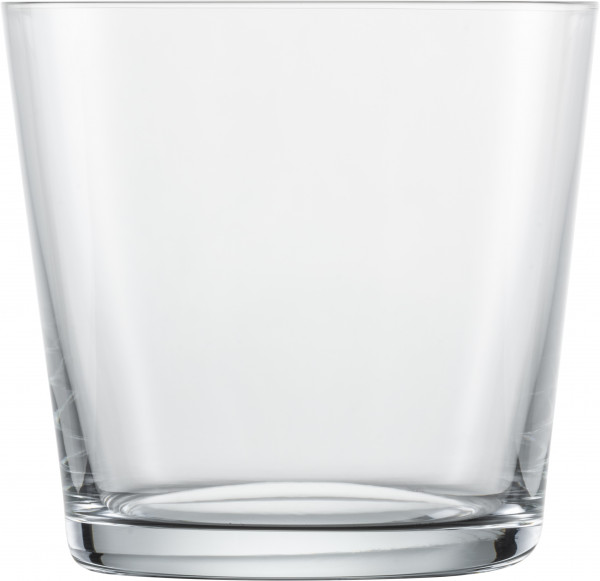 D) Drinking Glasses Set Of 8 Modern Wavy Design Heavy Base Highball G